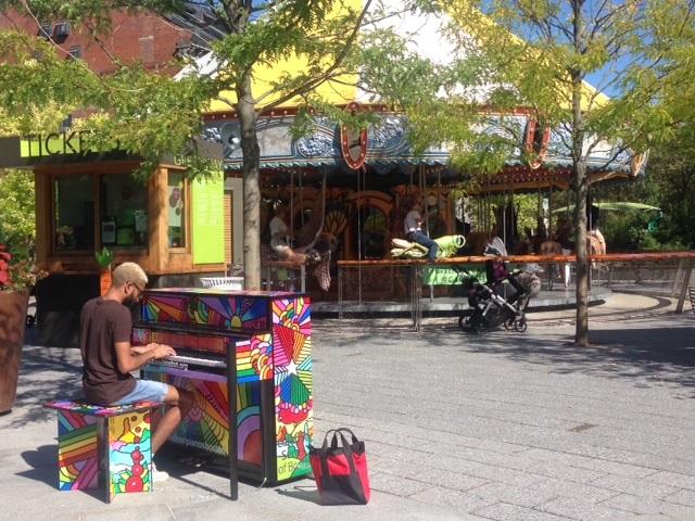 Street Piano at the Greenway Carousel