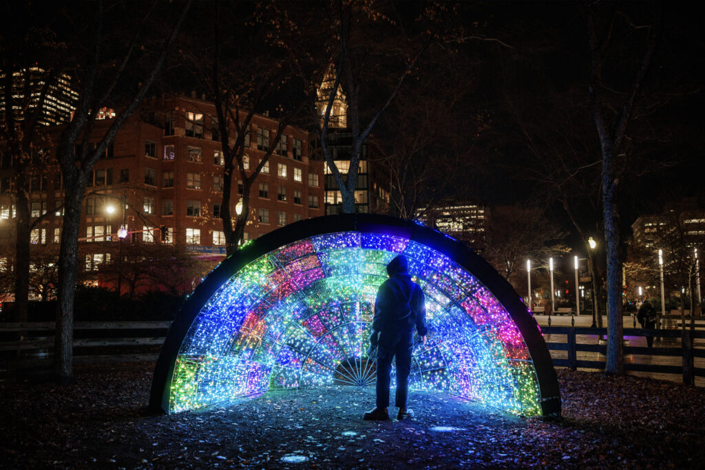 Caroling on The Greenway with Jing Jin Combo! The Rose Kennedy Greenway