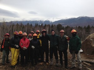 In addition to providing revenue for the forest, the forest management project we visited created new habitat for wildlife and a great view for cross-country skiers. 