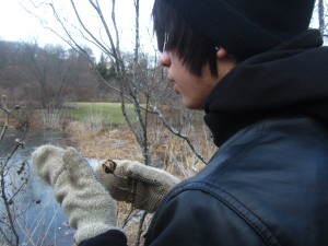 Humberto admiring the landscape. 