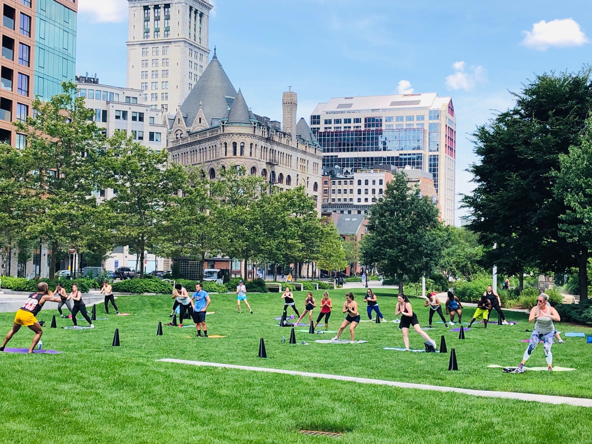 Summer Fitness On The Greenway The Rose Kennedy Greenway