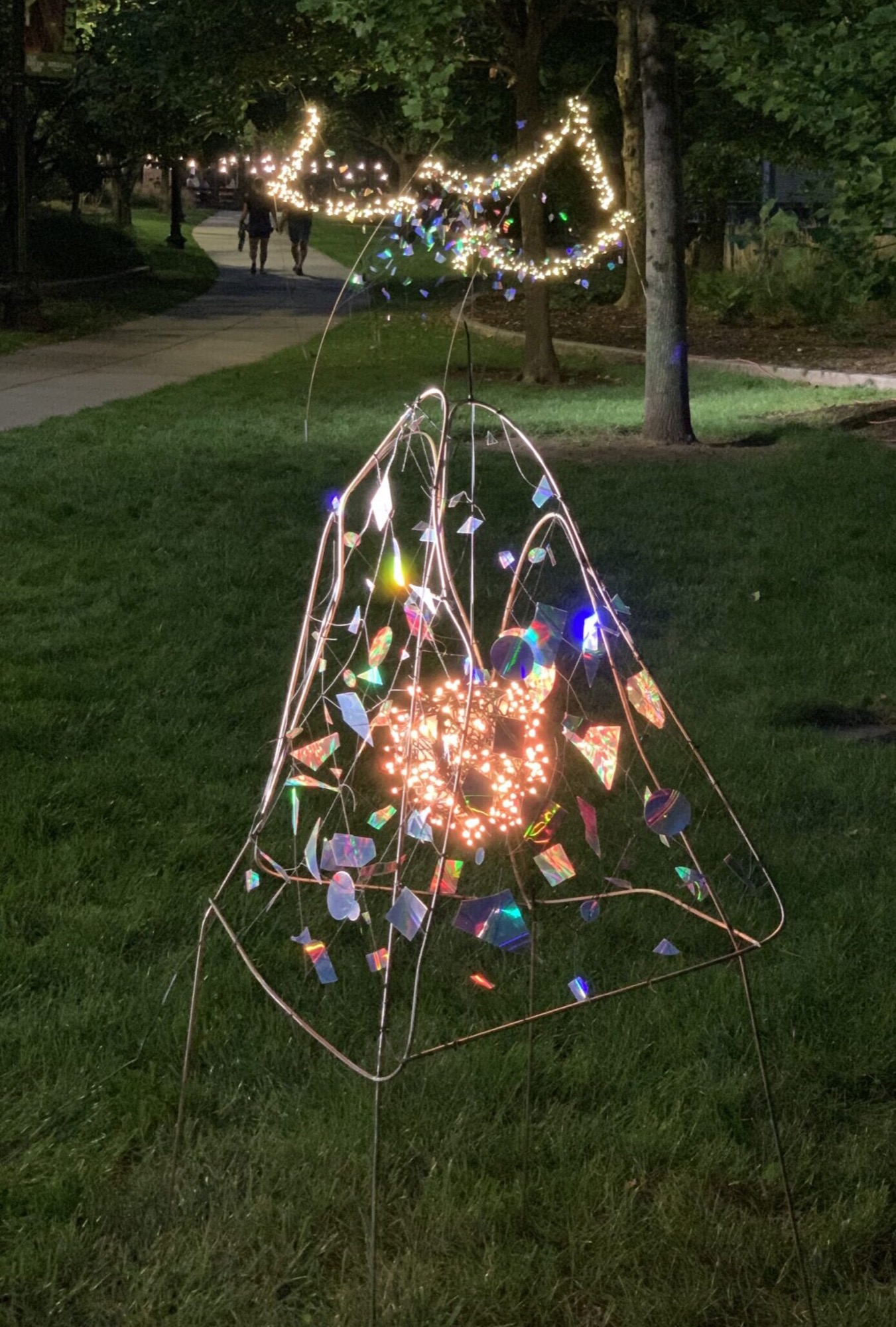 Winter Optics Lights on The Greenway The Rose Kennedy Greenway