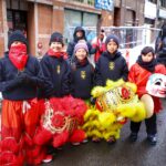 Junior Lion Dance Team sponsored by Boston Chinese Freemason Athletic Club