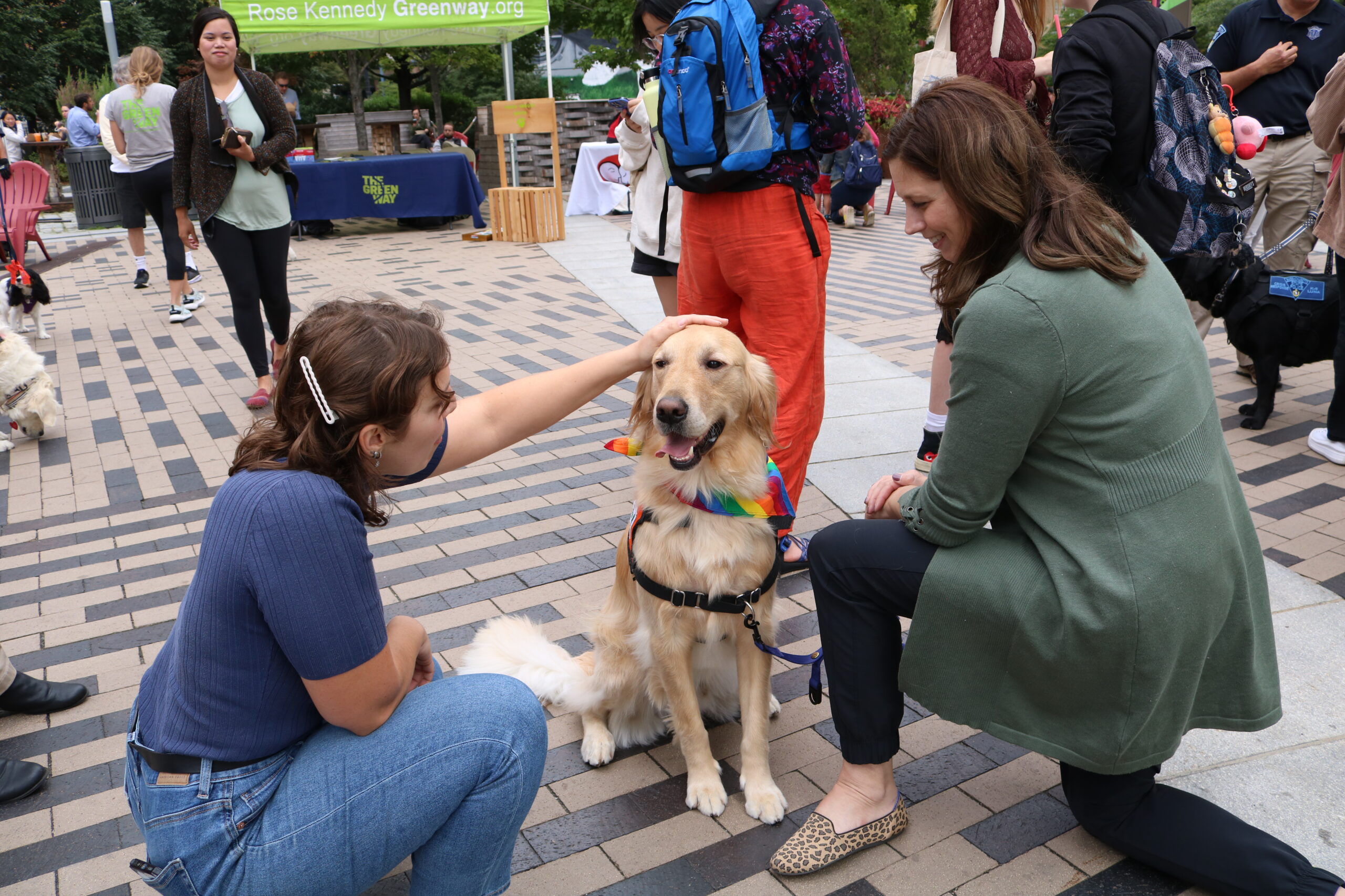 Off the Clock - Therapy Dogs on The Greenway
