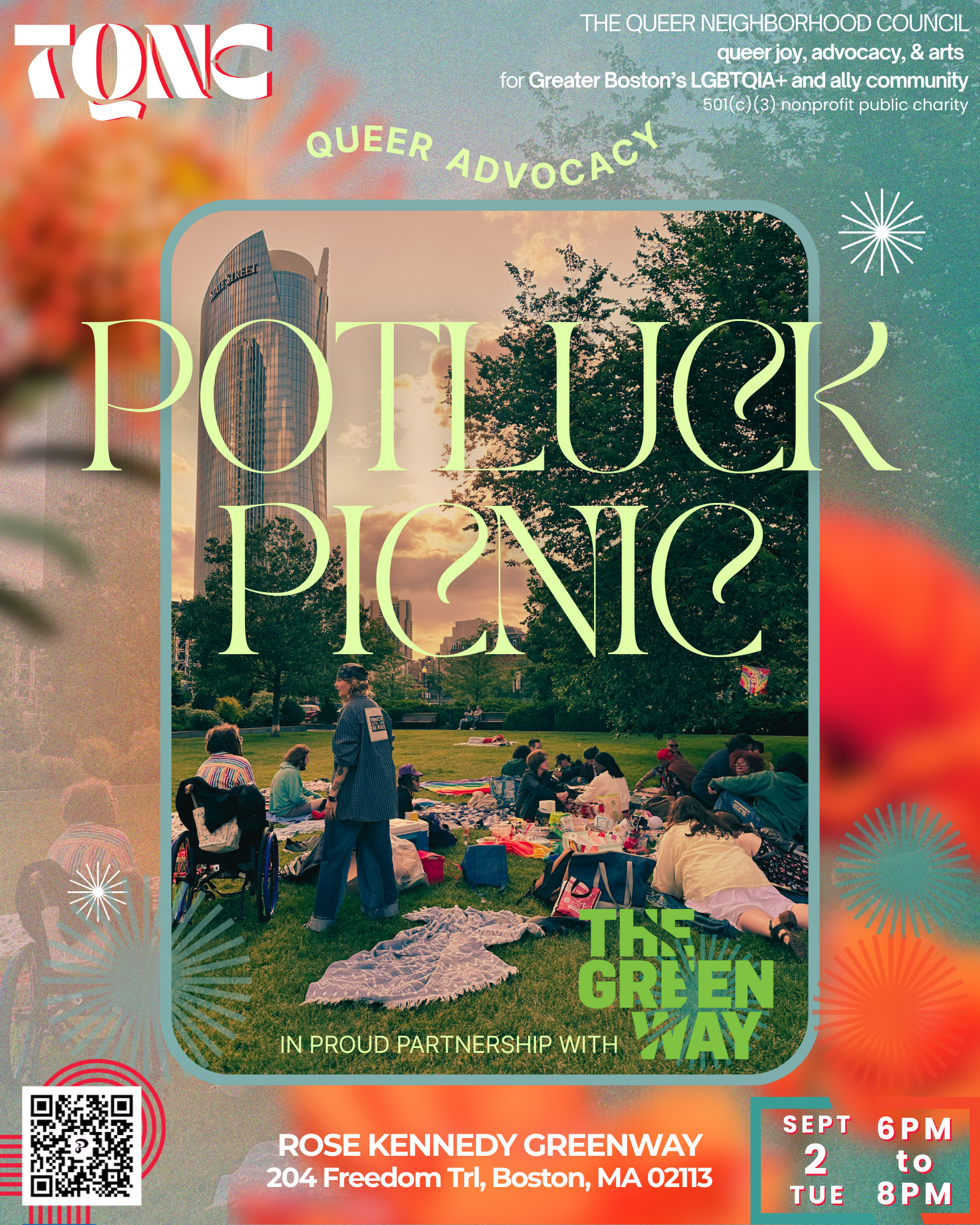 TQNC Queer Advocacy Potluck Picnic