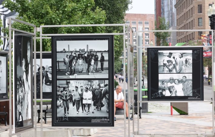 "Hip-Hop: Seen/Unseen" by Street Theory Gallery on the Greenway, in Boston Ma, on September 12, 2023. Photo by Dominic Chavez.........
Photo credit: Dominic Chavez