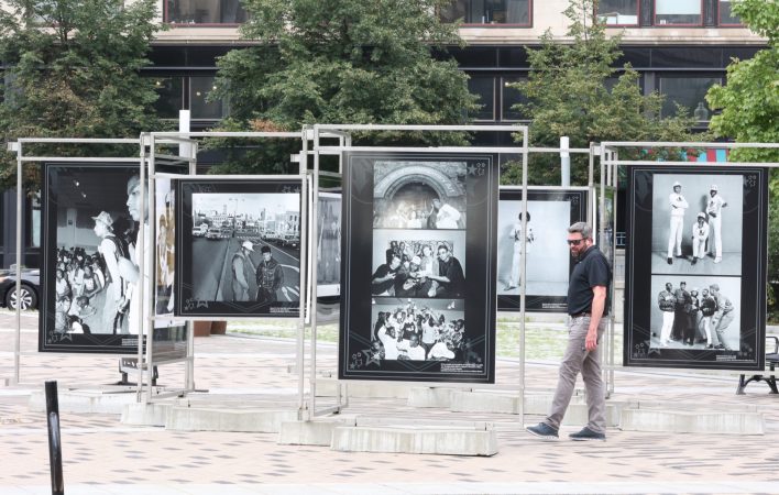"Hip-Hop: Seen/Unseen" by Street Theory Gallery on the Greenway, in Boston Ma, on September 12, 2023. Photo by Dominic Chavez.........
Photo credit: Dominic Chavez