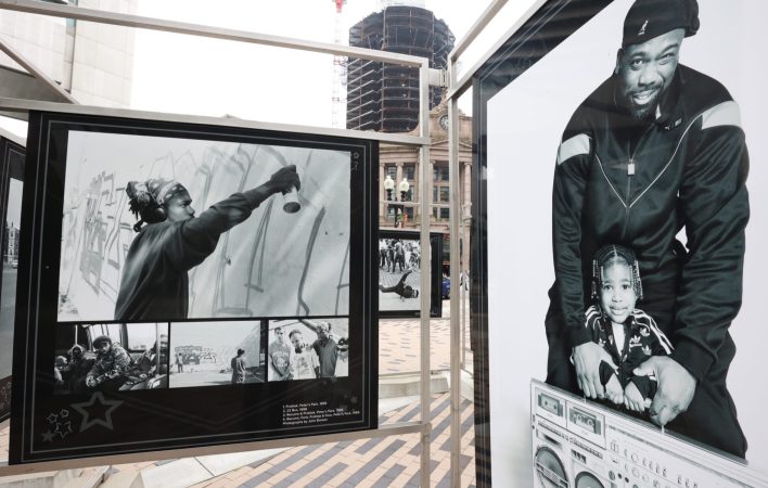 "Hip-Hop: Seen/Unseen" by Street Theory Gallery on the Greenway, in Boston Ma, on September 12, 2023. Photo by Dominic Chavez.........
Photo credit: Dominic Chavez