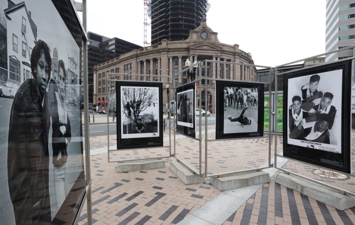 "Hip-Hop: Seen/Unseen" by Street Theory Gallery on the Greenway, in Boston Ma, on September 12, 2023. Photo by Dominic Chavez.........
Photo credit: Dominic Chavez
